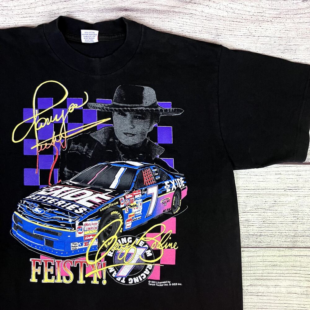 1990s Tanya Tucker's Salsa Nascar Racing T-shirt